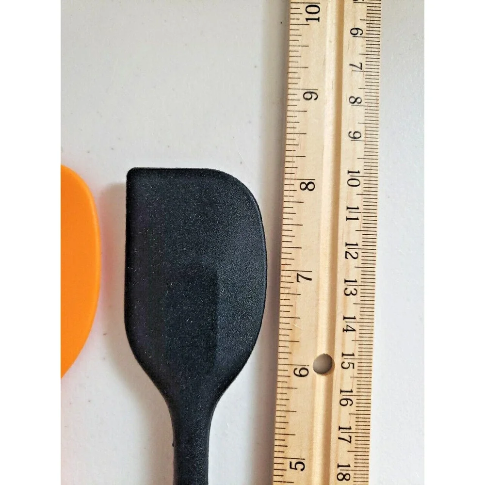 Silicone Spatula 4 pc Kitchen Baking Cooking Halloween Orange Black Green Purple